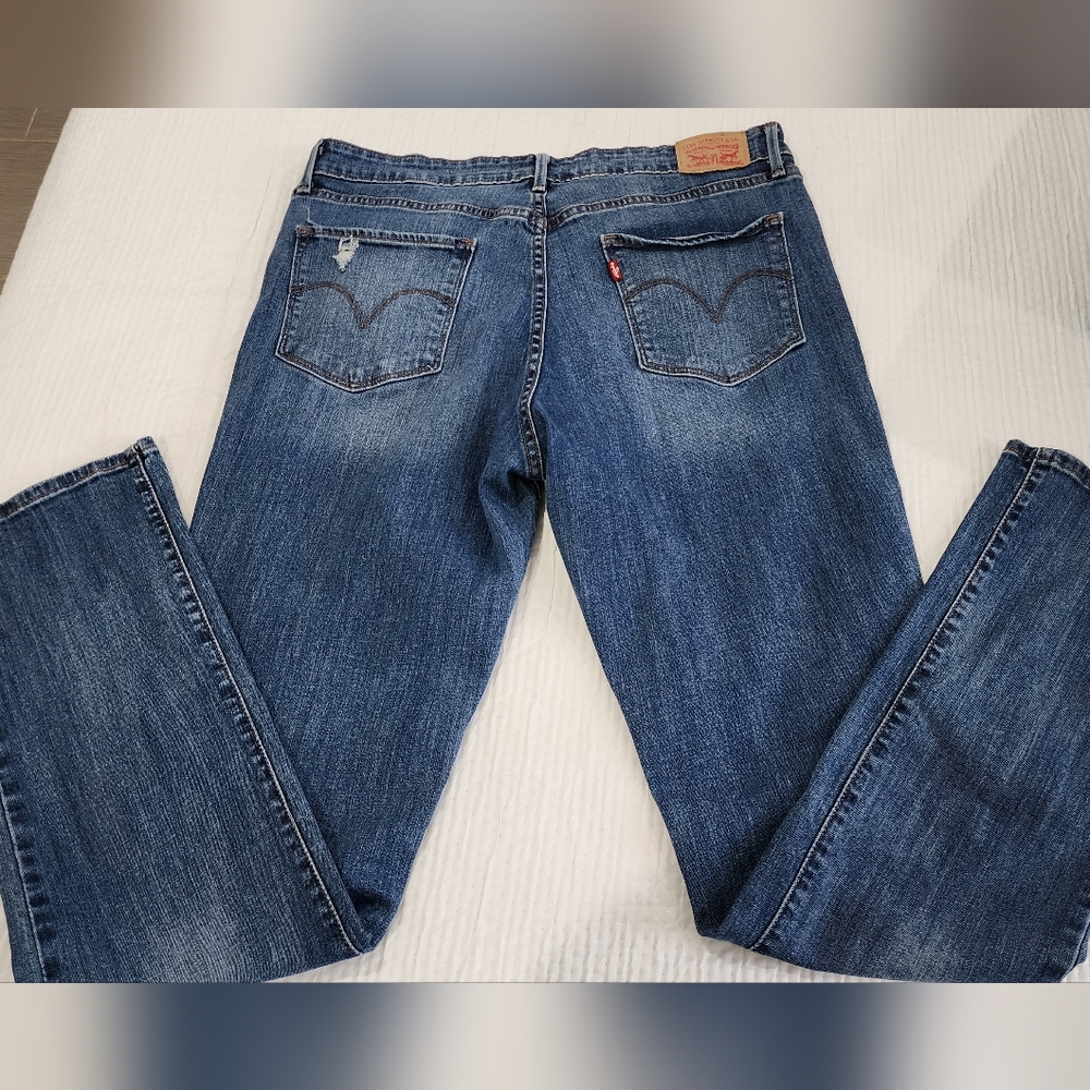 Levi's Jeans Womens Size 32 Mid Rise Skinny Classic - Picture 3 of 5